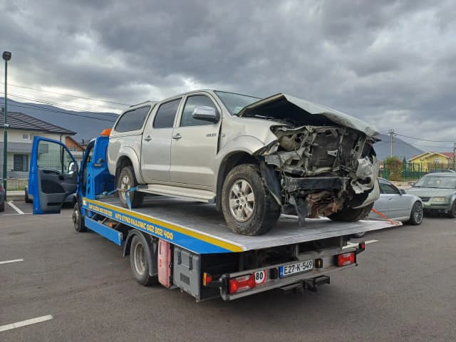 Šlepanje auta po danu